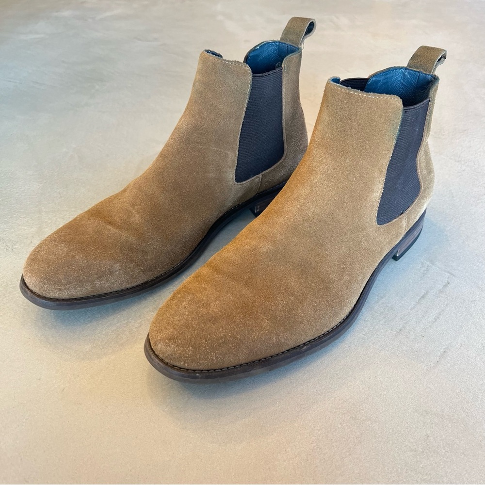 BLAKE MCKAY York Chelsea Boots in Light Brown Suede Size 8 - Picture 2 of 8